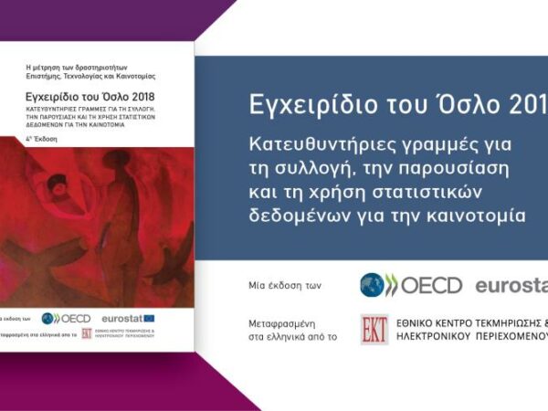 To Εγχειρίδιο του Όσλο για τη μέτρηση της καινοτομίας